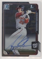 2015 Bowman Chrome Prospects Auto Spencer Kieboom #BCAP-SK Auto gy2