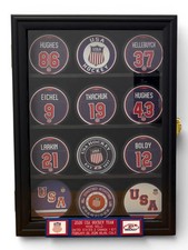 USA Hockey 2026 Framed 12 Pucks Collector's Set