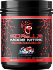 Gorilla Mode Nitric Upgraded Stimulant Free Pre-Workout   Best Tasting and...