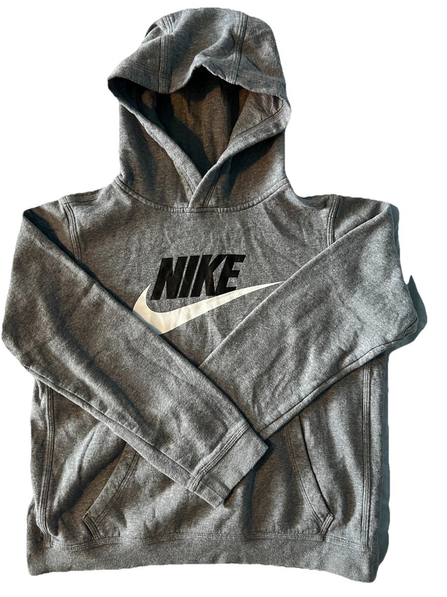 grey nike sweatshirt junior
