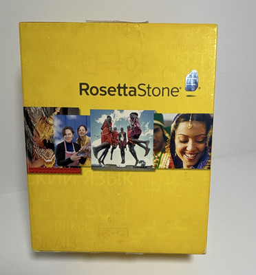 Rosetta Stone Spanish Language Course CD Set w/ Audio Companion MP3 Mac/Win