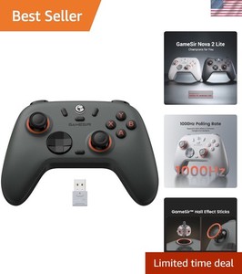 Controlador de juegos inalámbrico Nova Lite 2 con joysticks de efecto Hall para PC/Android