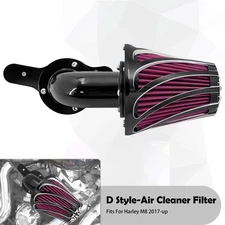 Whirling Stage 1 Air Filter Red Element For Harley 2017-2025 Street Road Glide