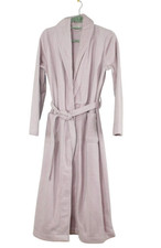 LL Bean Women's XS Pink Winter Fleece Robe Wrap Front Cozy Lounge Spa Vibe