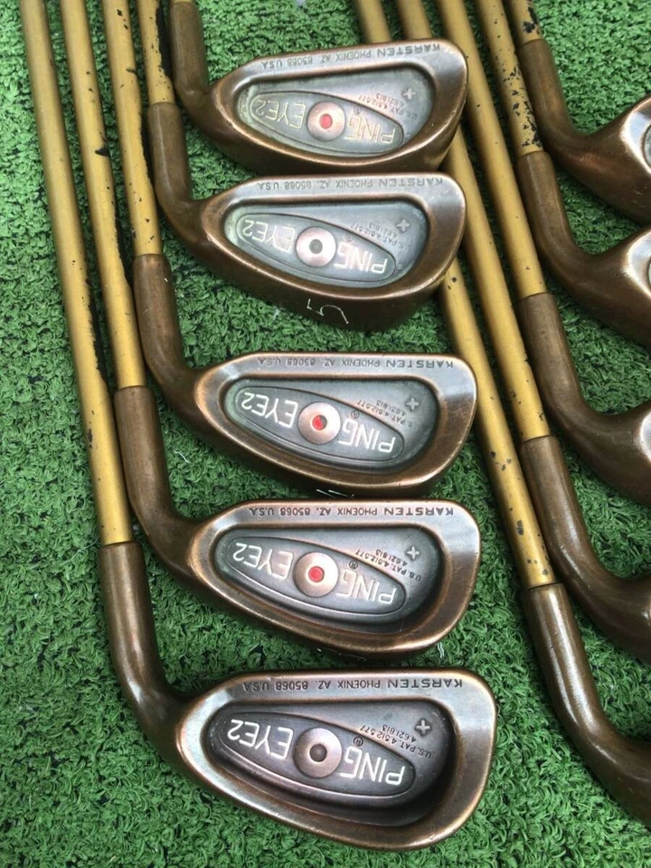 Ping Eye2+ Beryllium Copper Red Dot Iron Set #2-9,W,S (10 Clubs) /ALD HM-40 - Image 2 of 4
