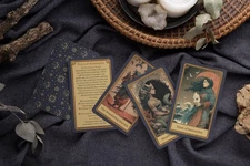 Anatolian Oracle Card Deck | 40 Card Tarot Divination Deck | Mystical Folklore