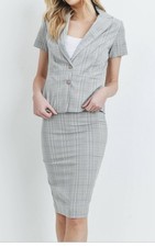 Gray Blazer Set Size M