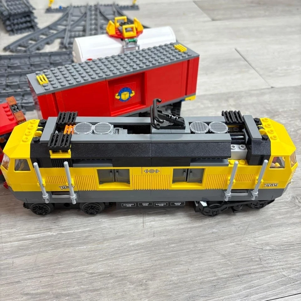 LEGO City RC Train Cargo Train 7939 In 2010 Used Retired - Image 2 of 4