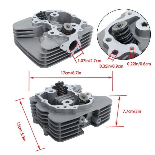 New Cylinder Head Suit 2003-2014 Fit For Honda TRX250EX 12200-HM8-305 - Foto 2 di 10