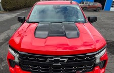 Chevy Silverado Trail Boss Zr2 Front Hood Scoop Air Duct Vent Decals 2022-2026 Chevy Silverado Trail Boss Zr2 Front Hood Scoop Air Duct Vent Decals 2022-2026