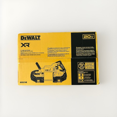 #ad #ad DEWALT DCS374B 20V MAX Portable Band Saw Black Yellow $298.99