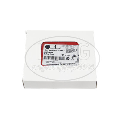 New Allen-Bradley 440R-N23135 Safety Relay Manual Monitored Removable 24V AC/DC