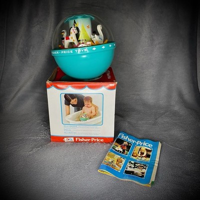 Vintage Fisher-Price #165 Roly Poly Chime Ball 1970s Boxed UK