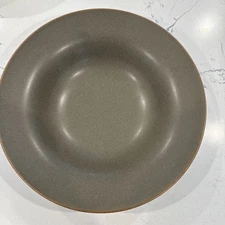 Lindt Stymeist CRAFT WORKS  Green Acorn Stoneware 8 1/2" RIM SOUP BOWL Very Good