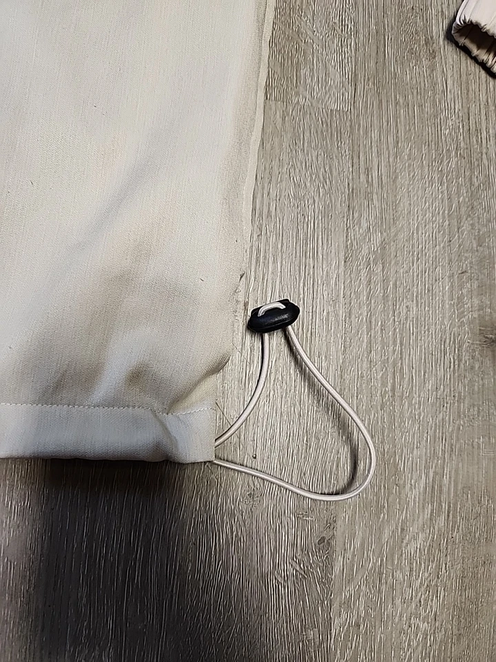 Chaqueta cortavientos vintage Irvine Park beige cremallera completa para hombre pequeña regular Foto 4 de 4