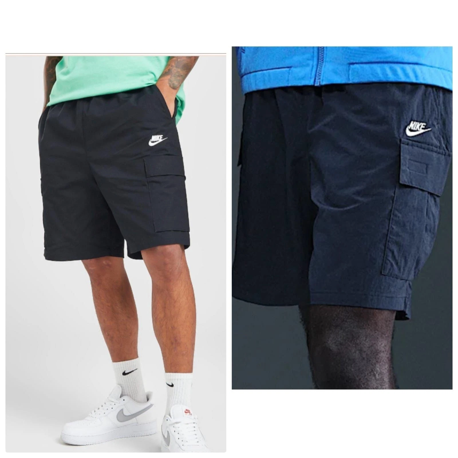 Nike Mens Woven Cargo Shorts Activewear Swim Sports Black Grey Navy
Opens in a new window or tab