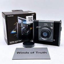 FUJIFILM INSTAX WIDE EVO Hybrid Instant Film Camera Black FI028 New same day