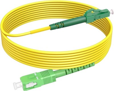 LWL Patchkabel SC/APC auf LC/APC 10m 9/125µm Singlemode FTTH