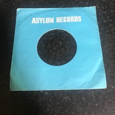 One 7"   ASYLUM  Records  -  Original Record  Sleeve -  1977-80 -  1.26