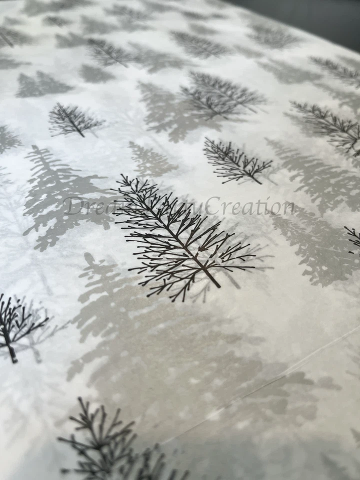 FROSTED FOREST Design Tissue Paper Sheet Choose Size & Package Amount - Image 4 of 4