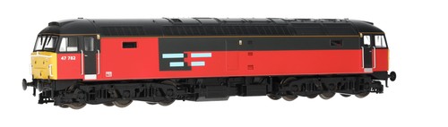 4621 Heljan calibre OO clase 47/7 47782 en sistemas Rail Express rojo (usado) | Zustand: Used