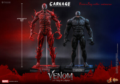 Perfect HotToys 1/6 Mms619 Venom 2 Carnage Normal Version In Stock