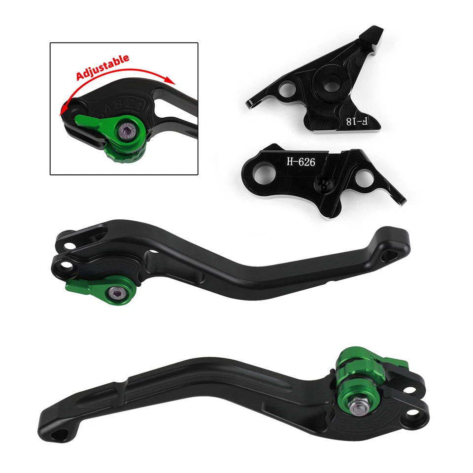 NEW Short Clutch Brake Lever fit for Honda CBR900RR VTX1300 CB400SF VFR400 GRN Foto 4 de 4