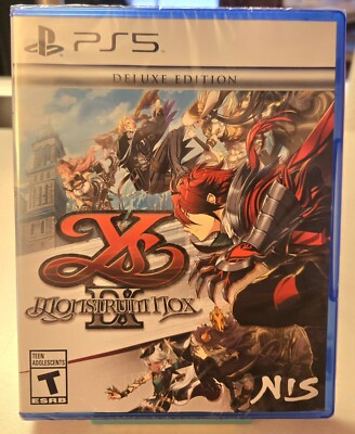 Ys IX: Monstrum Nox Deluxe Edition (Sony PlayStation 5 PS5) BRAND NEW 9 Sold Out