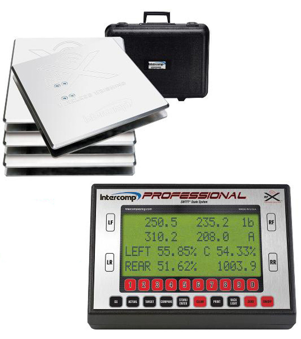 Intercomp SW777 Pro Kart Scales Wireless - Bluetooth Intercomp SW777 Pro Kart Scales Wireless - Bluetooth