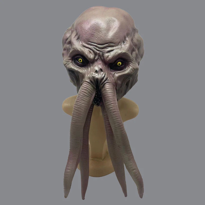 Game Baldur's 3 Lllithid Mind Flayer Mask Cosplay Octopus Monster Costume Prop - Image 2 of 4