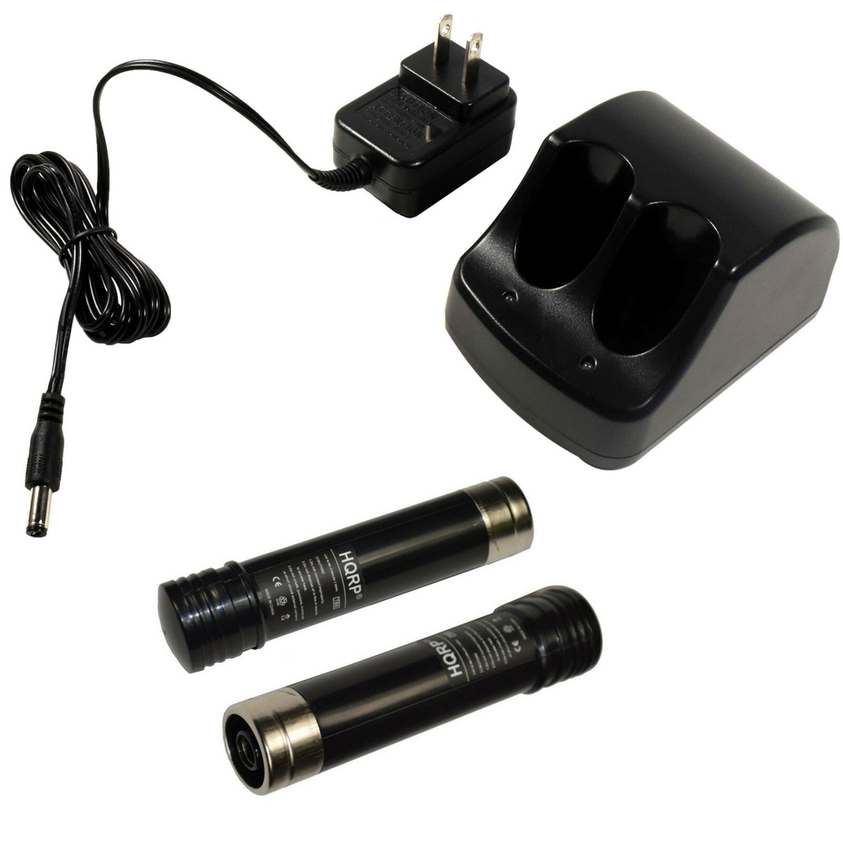 HQRP Dual Battery Charger Batteries for Black Decker