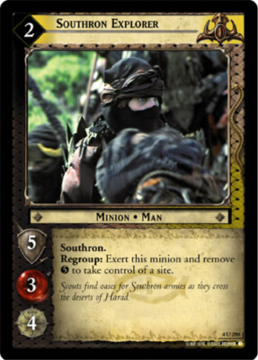 4x  Southron Explorer - 4U250 Ungraded The Two Towers