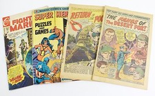 4 Misc Silver and Bronze Age Comic Books Figh...
