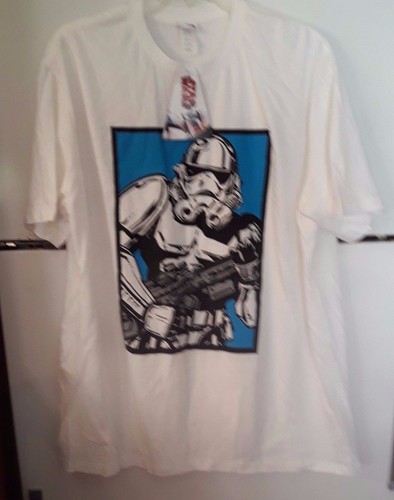 Star Wars Imperial Stormtrooper mit Blaster weiß blau Größe XL. Neu mit Etikett. - Bild 2 von 4