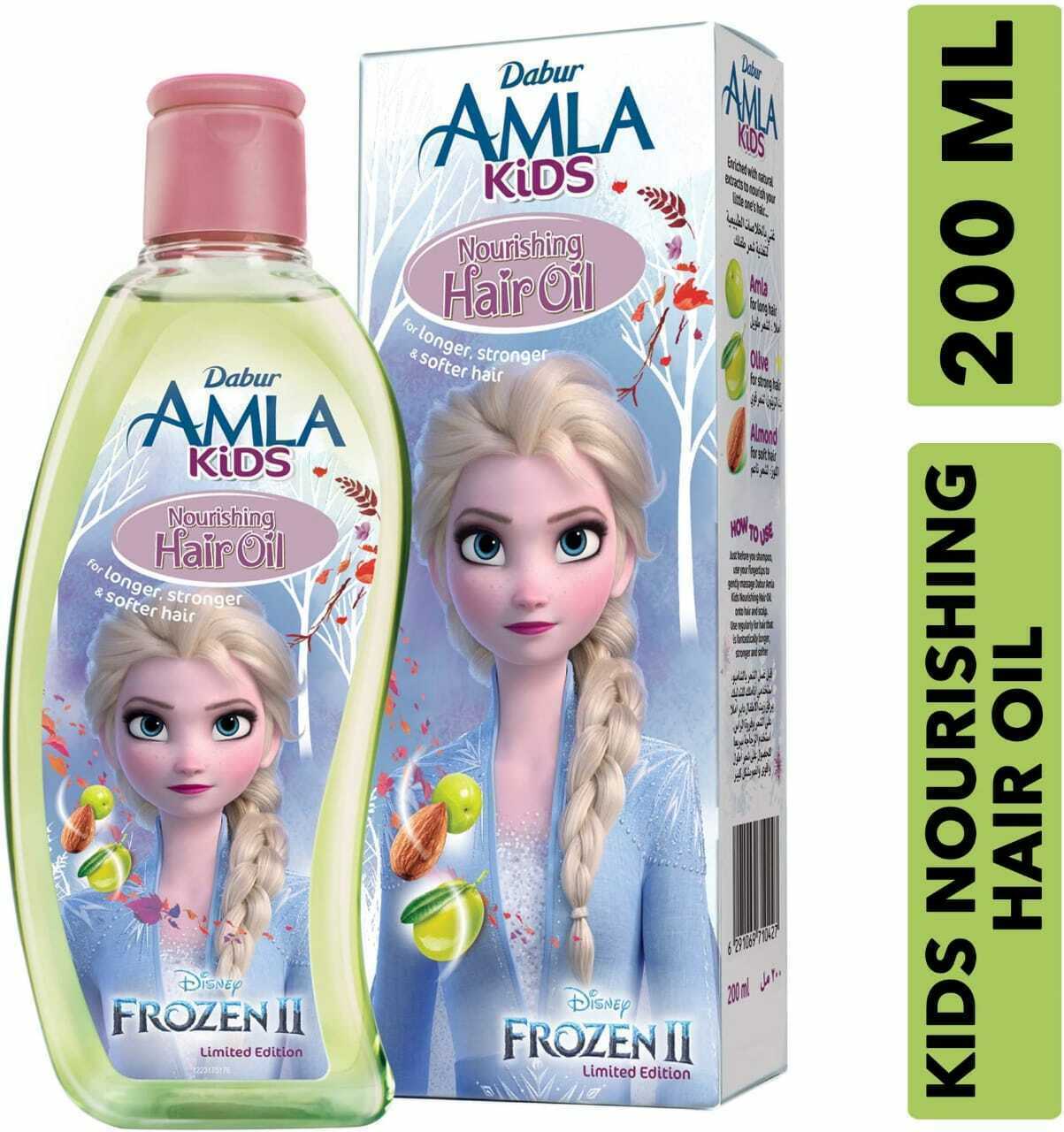Dabur Amla Kids Nourishing Hair Oil 200ml For Longer, Stronger & Softer Hair  | eBay