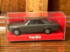 Herpa #3054 Gray Mercedes-Benz 560 SEC HO 1/87 Scale Vehicle Made In W. Germany