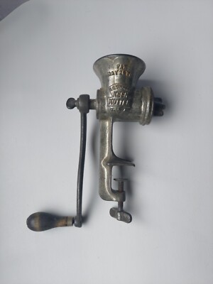 KK 12 E.C. SIMMONS KEEN KUTTER Cast Iron Meat Grinder. Patented