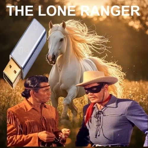 The Lone Ranger ~ 2350+ Old time Radio Shows OTR mp3 Cowboys & Indians Westerns - Picture 1 of 6