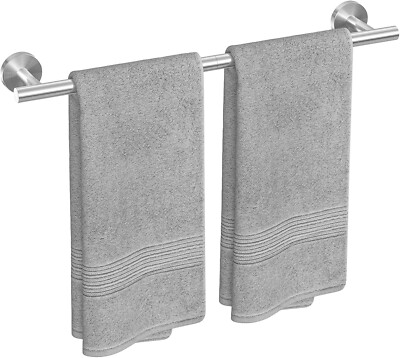 USHOWER 24 Inch Towel Bar Bathroom Towel Rack Wall Mounted SUS304 Brushed Nickel