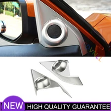 Car A Post Speaker Sticker Cover Trim For Honda Civic 10th 16-2021 Silver Matte