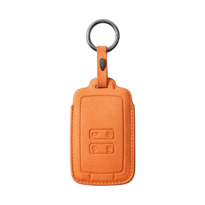 For Renault Kadjar Megane Koleos Leather Remote Smart Key Cover Fob Case Holder - Image 3 of 4