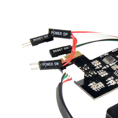 Mini PCI-e Desktop PC Fernbedienung 20m Wireless Neustart Schalter Einschalten AUS