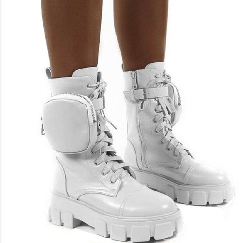 light blue combat boots