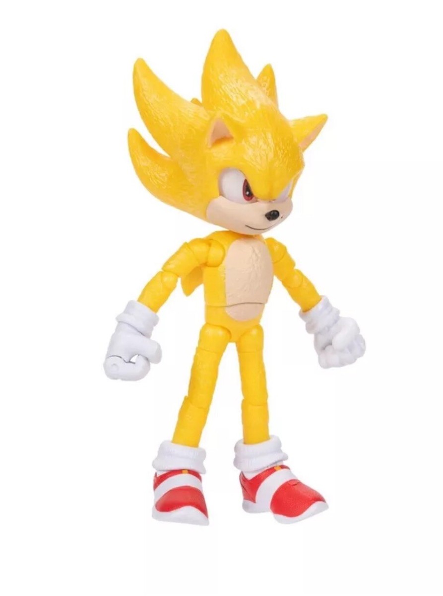 Jakks Pacific Wave 2 Sonic The Hedgehog 3 Movie SUPER SONIC 5