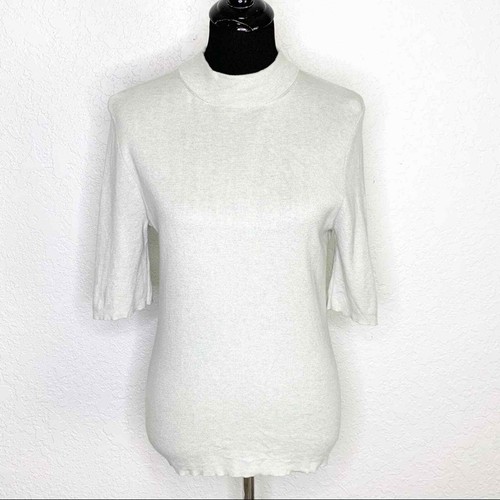 Tory Burch light green mock turtleneck 