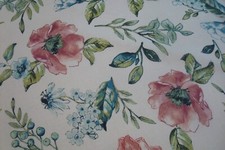 Better Homes  Garden Floral Fabric TABLECLOTH Cotton blend 60 x 80" Rectangle