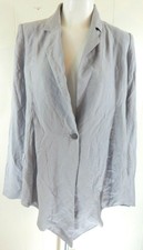 Elizabeth & James Women's 6 Blazer Tokyo Jim Draped Boyfriend Fit Gray Euc