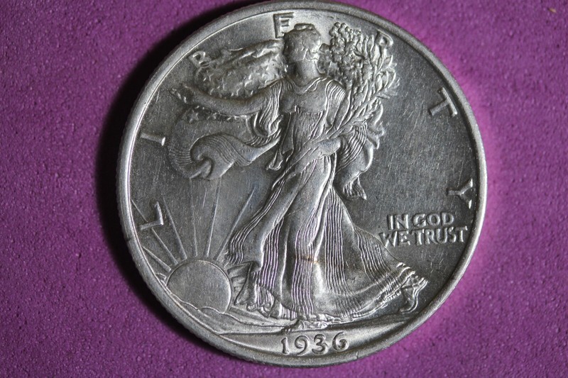 Estate Find 1936- Walking Liberty Half Dollar!!  #K41788