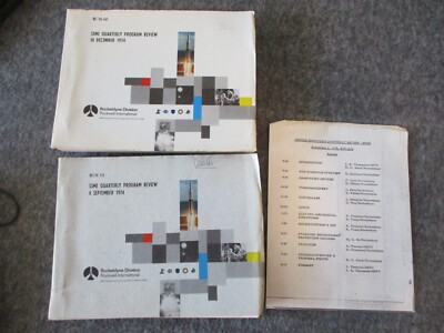 NASA/ROCKETDYNE SPACE SHUTTLE SSME QUARTERLY PROGRAM REVIEW SEPT/DEC-1974+AGENDA