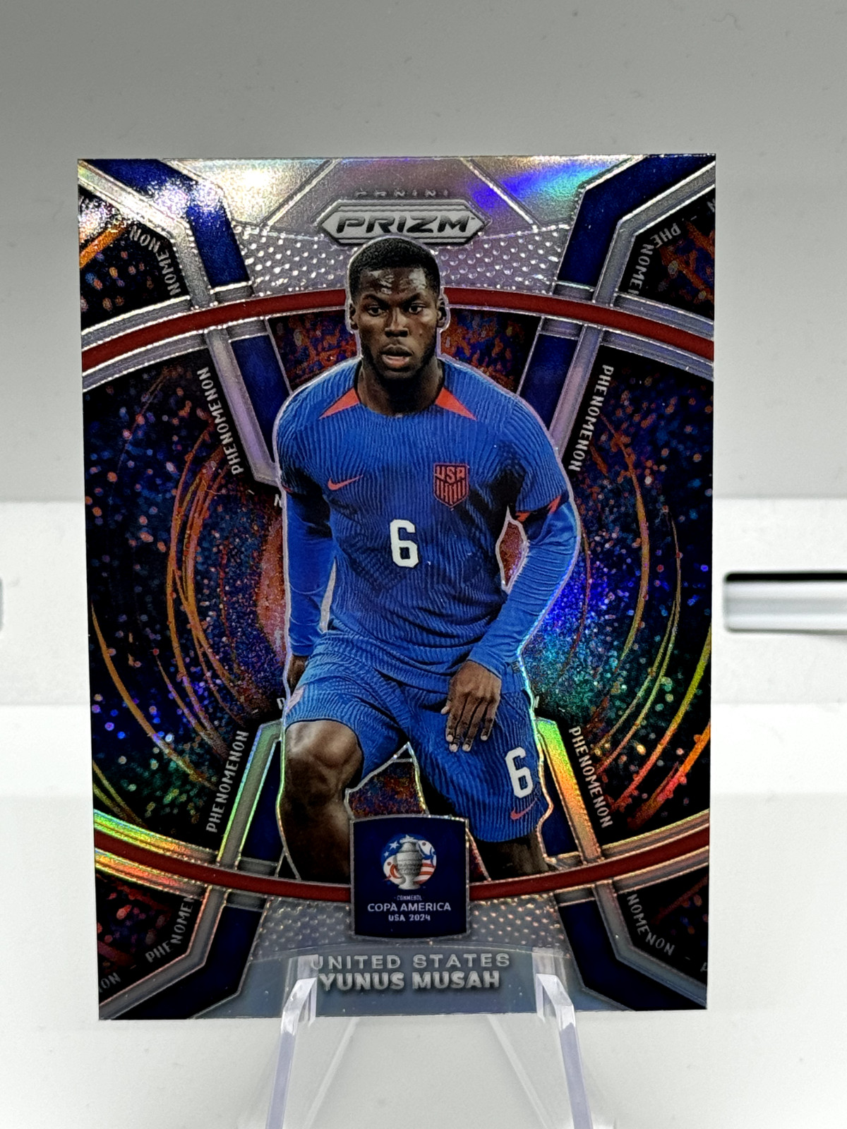 2024 Prizm Copa America Yunus Musah Phenomenon Silver Prizm #23 USA